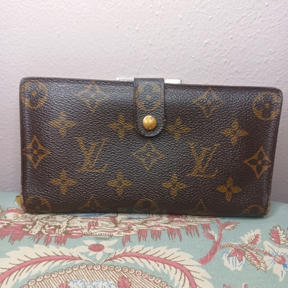 Louis Vuitton Monogram Continental Clutch Kisslock Long Wallet - Picture 1 of 10
